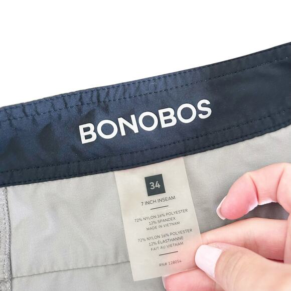 Bonobos Gray Bathing Suit Swim Trunks Sz 34 - Picture 2 of 4